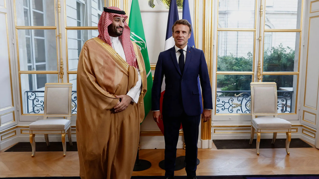 گفتگوی مکرون و بن سلمان درباره آتش‌بس ایران