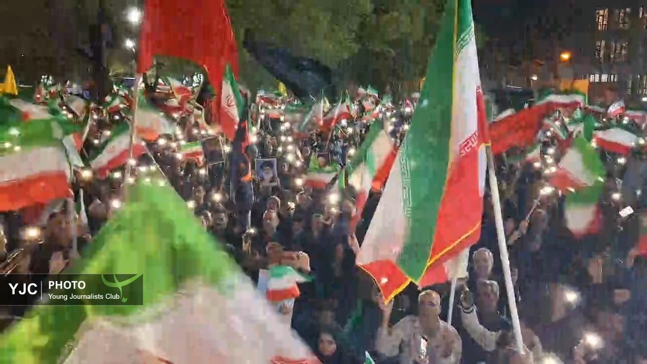 غوغای امشب بروجردی‌های انقلابی در شب مذاکرات + فیلم