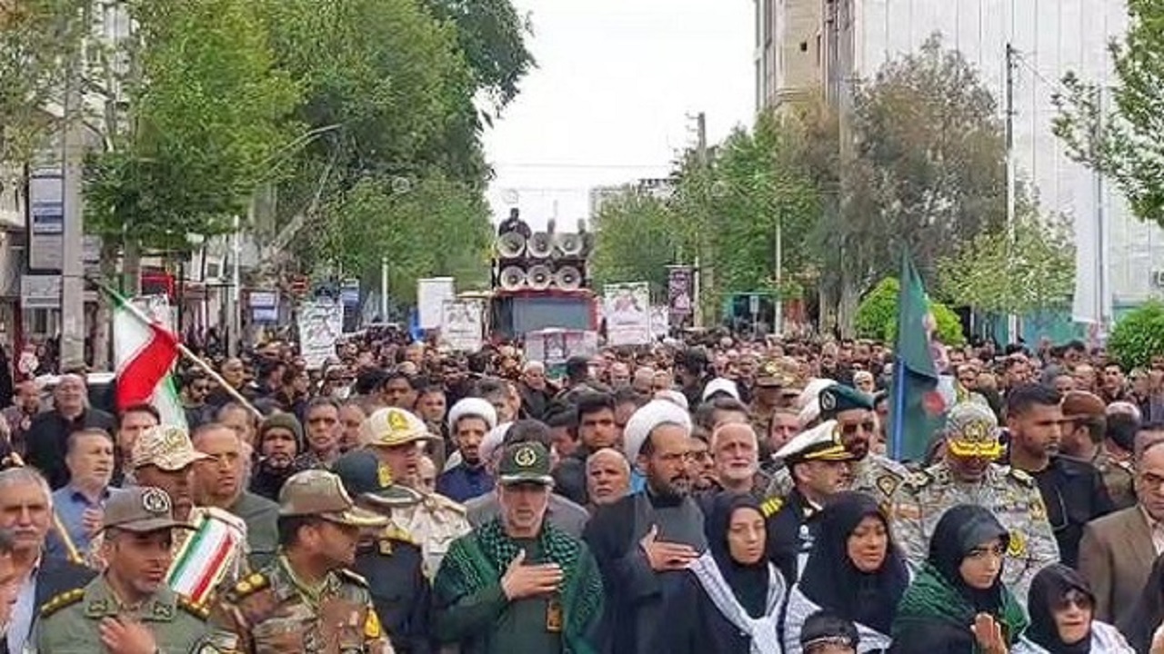 برگزاری تشییع پیکر مطهر شهید ناوبان سوم محمد درویشی در گنبدکاووس