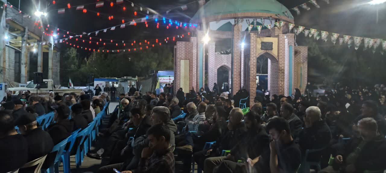 چهل و سومین شب اجتماع خونخواهی رهبر شهید در خاورشهر