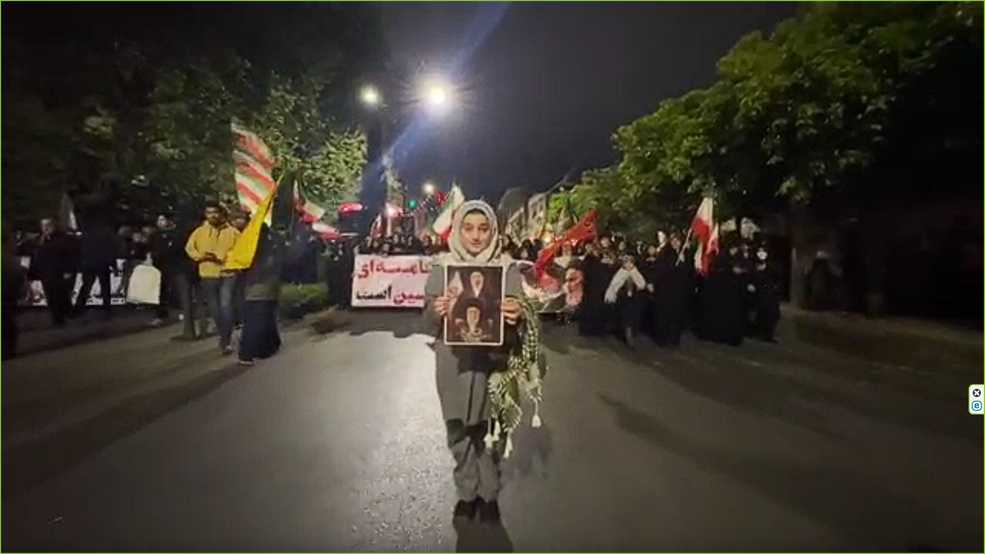 دریای بی کران بابلی ها در شب چهل و چهارم حماسه خیابان + فیلم