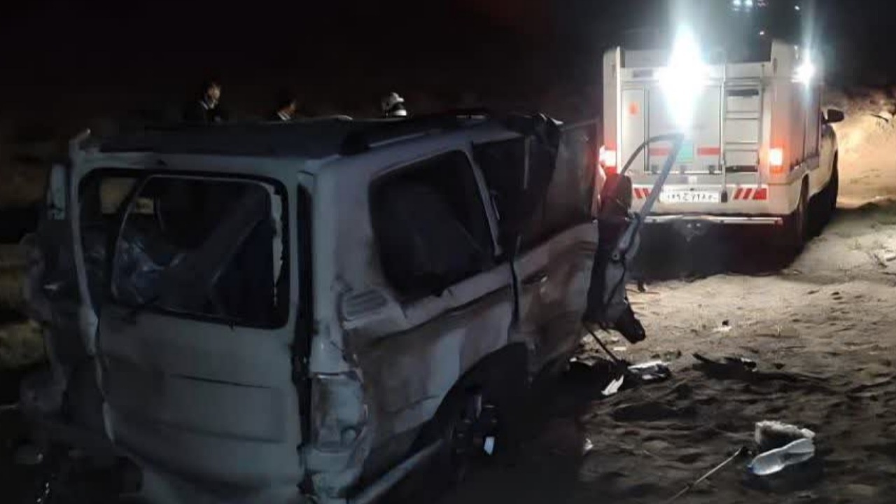 ۲ کشته و مصدوم در واژگونی خودرو در محور انار_شهربابک