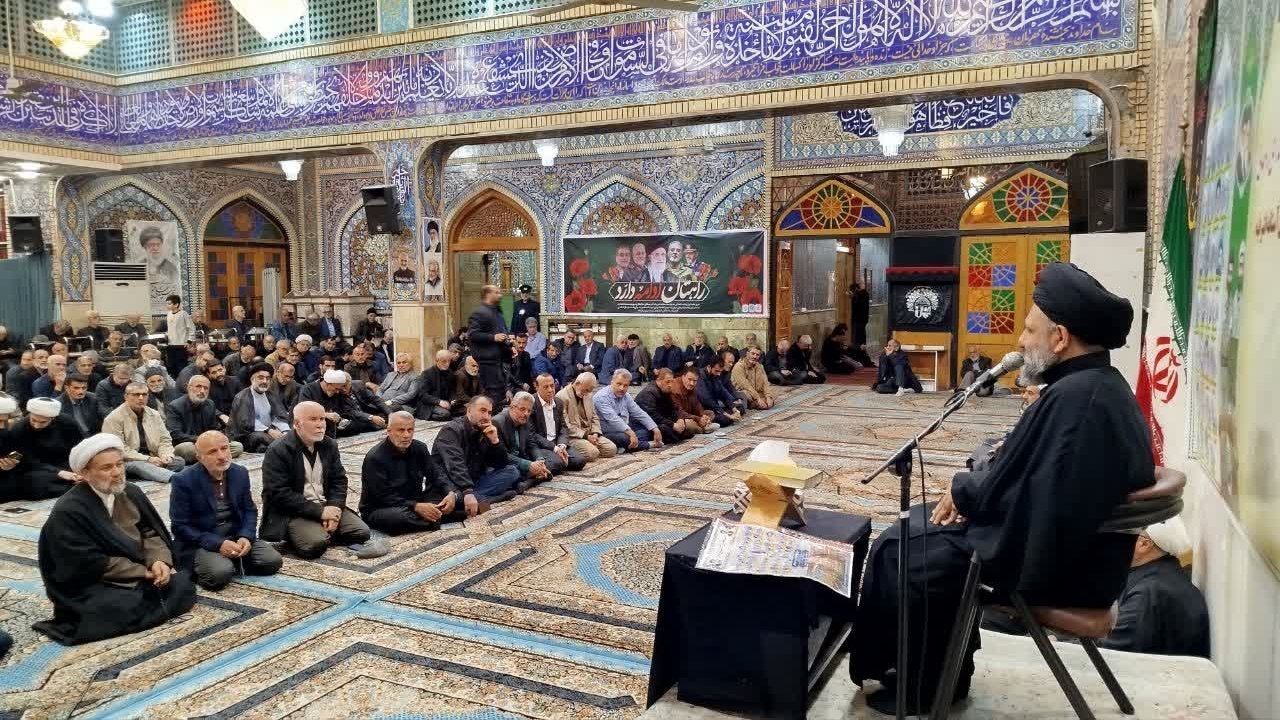 مراسم شهدای روحانی در آستانه اشرفیه + تصاویر