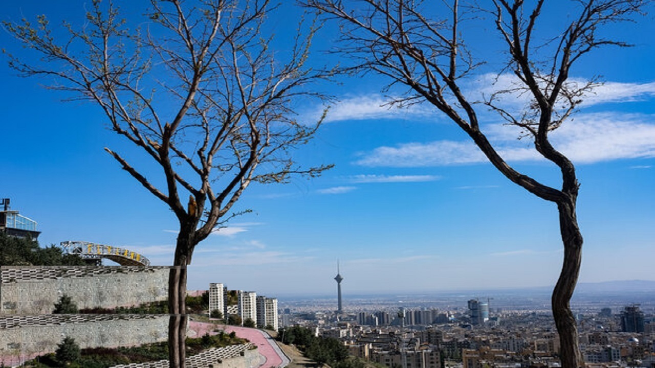 هوای تهران در وضعیت پاک