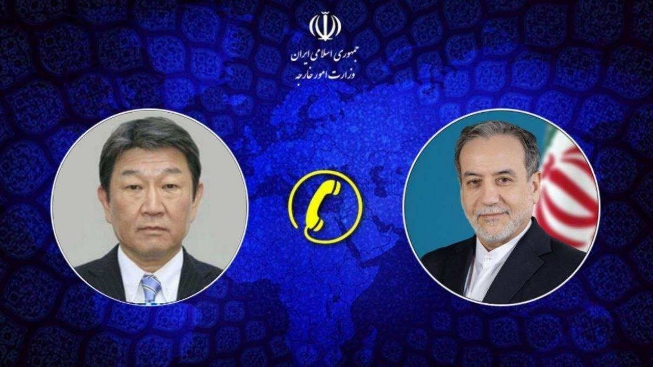 گفتگوی تلفنی وزرای امور خارجه جمهوری اسلامی ایران و ژاپن‌