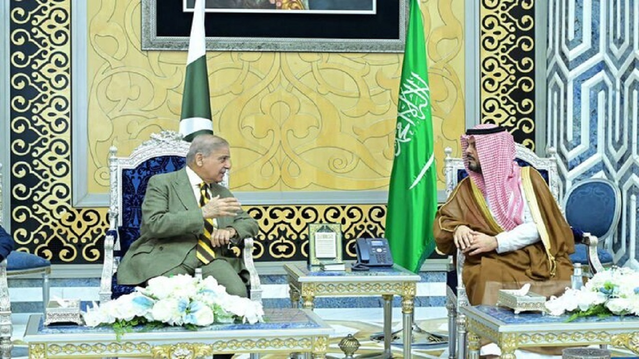 شهباز شریف وارد عربستان شد