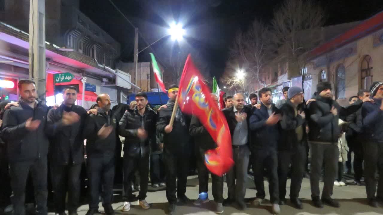 گزارش تصویری از چهل و چهارمین اجتماع شبانه هریسی&zwnj;ها برای حمایت از رهبری