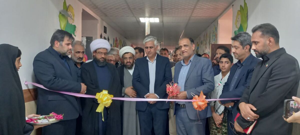 باشگاه خبرنگاران -افتتاح مدرسه ۴ کلاسه روستای الله‌آباد در شهرستان نیمروز