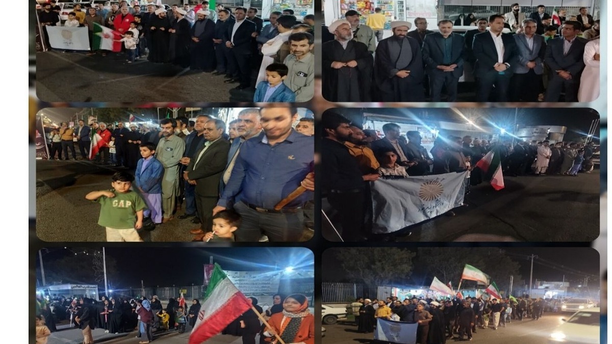 باشگاه خبرنگاران -اجتماع و راهپیمایی دانشگاهیان سیستان و بلوچستان با محوریت دانشگاه پیام‌نور استان