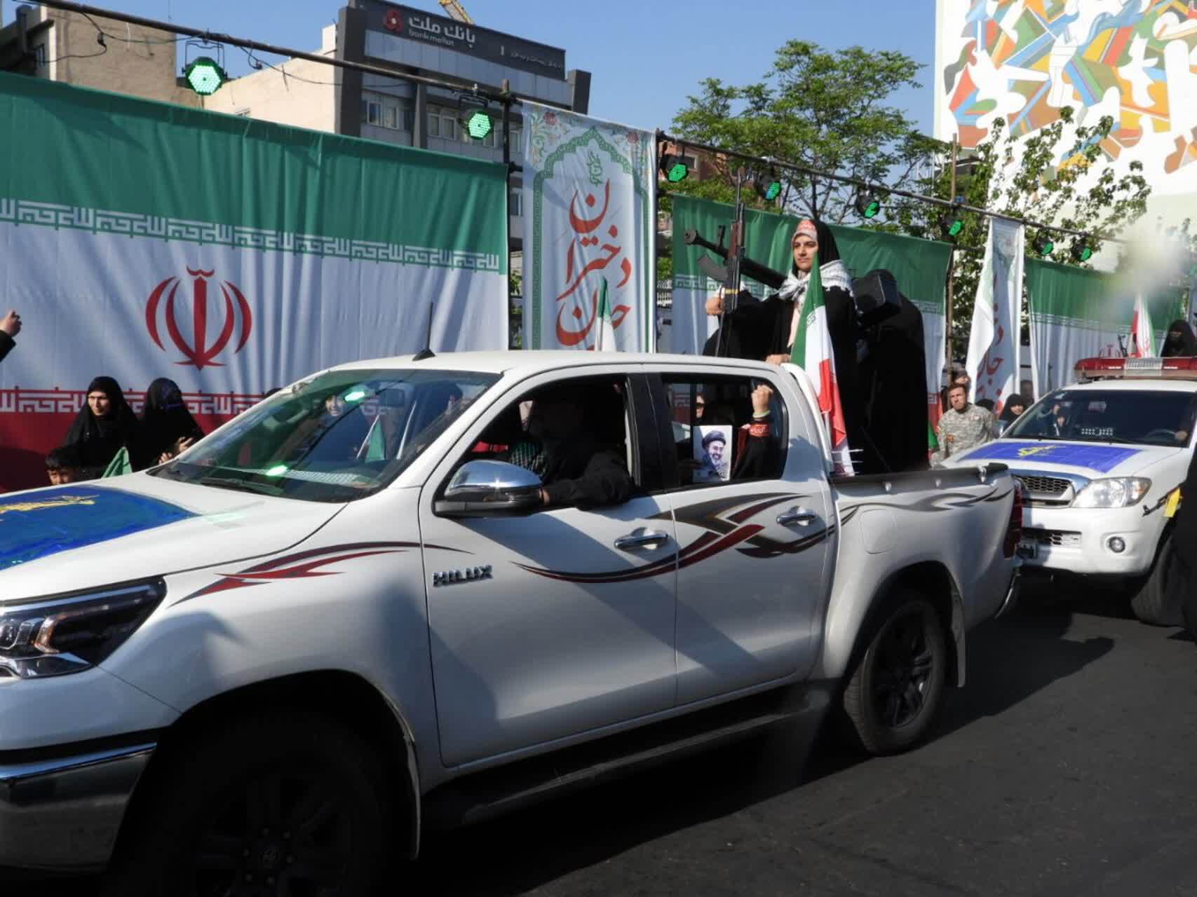 مراسم راهپیمایی دختران جانفدای ایران