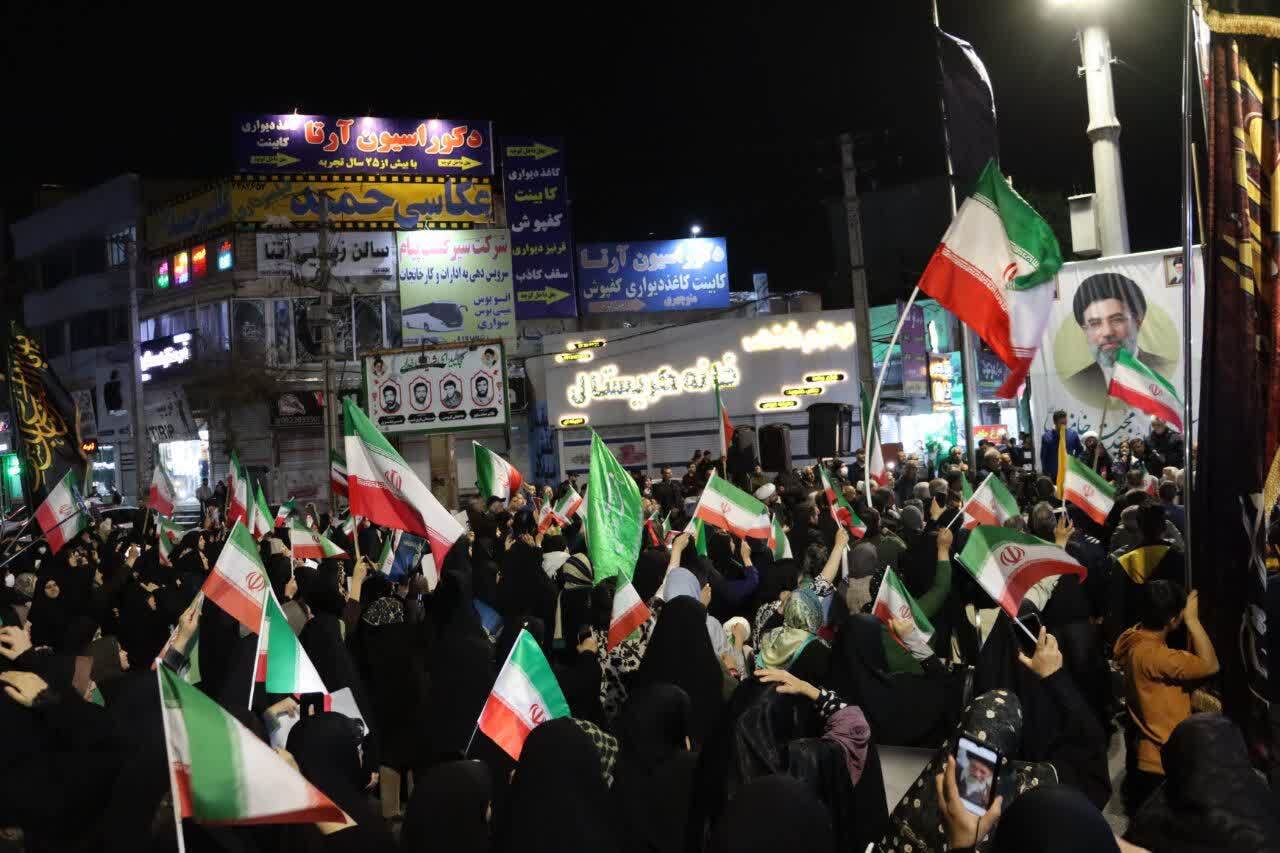 جلوه&zwnj;هایی از بیست ودومین اجتماع عظیم مردم انقلابی ماهدشت برای شهادت رهبر انقلاب اسلامی + عکس