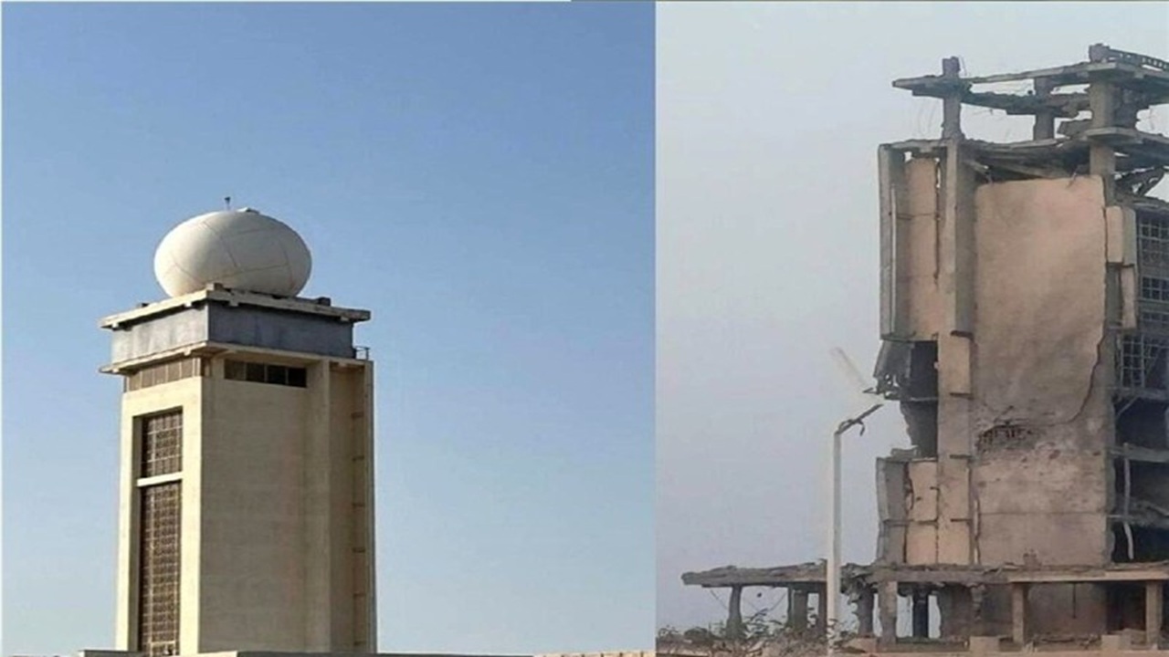 خسارت یک همتی در حمله دشمن به تأسیسات هواشناسی بوشهر