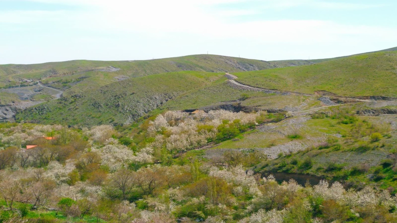 نمایی از طبیعت بهاری روستای ازغد از لنز دوربین شهروندخبرنگار