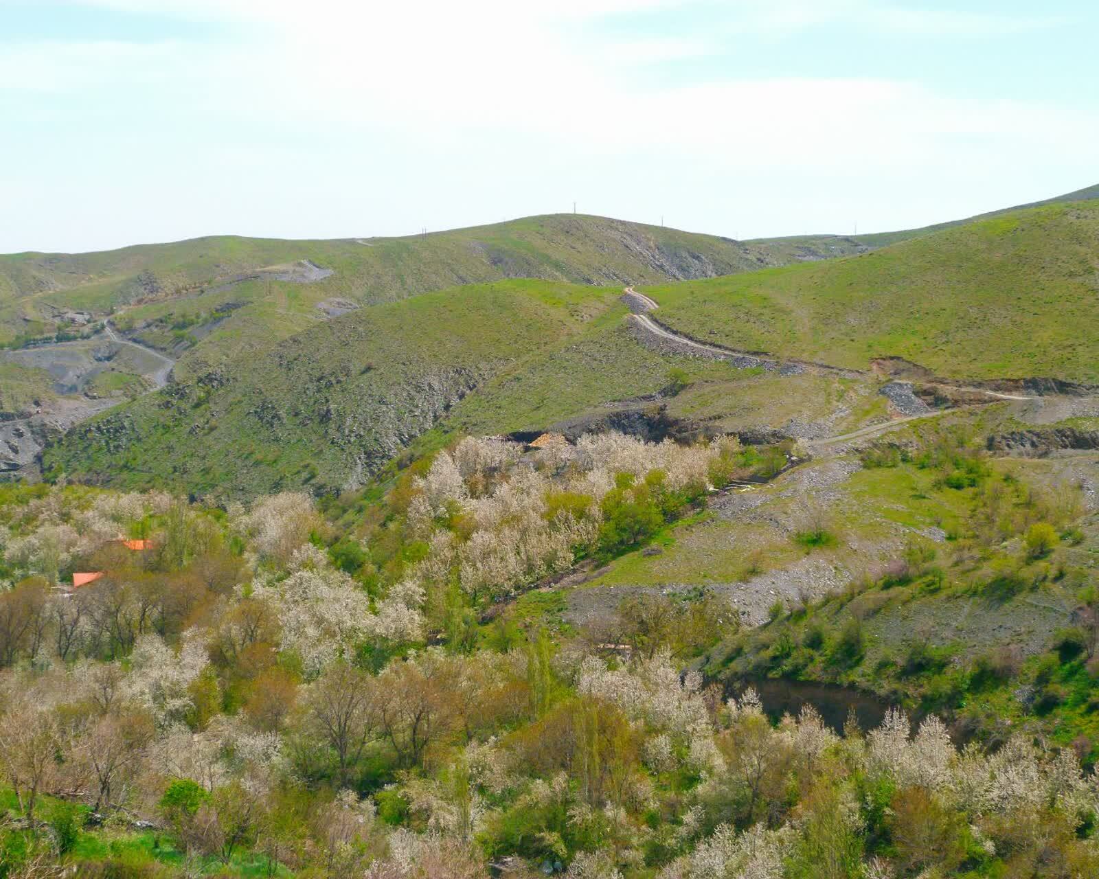 نمایی از طبیعت بهاری روستای ازغد از لنز دوربین شهروندخبرنگار