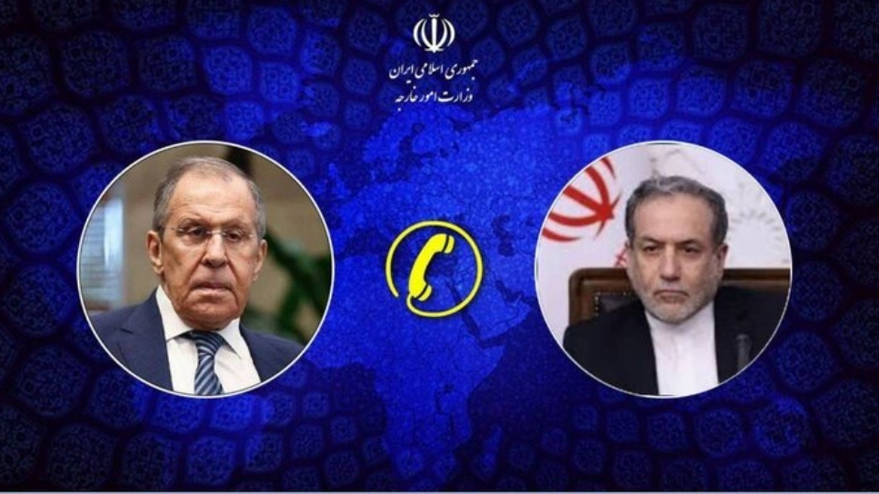 گفتگوی تلفنی وزرای امور خارجه جمهوری اسلامی ایران و روسیه