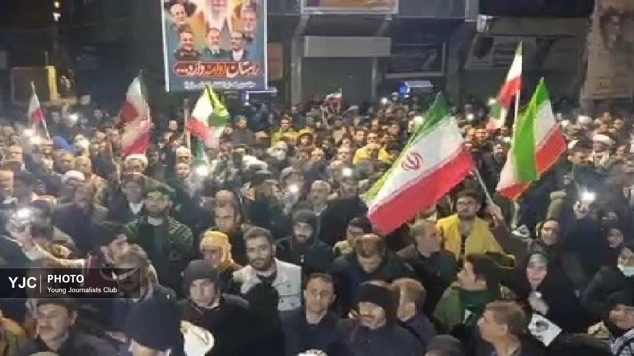 سیل جمعیت الشتری‌ها برای بیست و سومین شب متوالی + فیلم