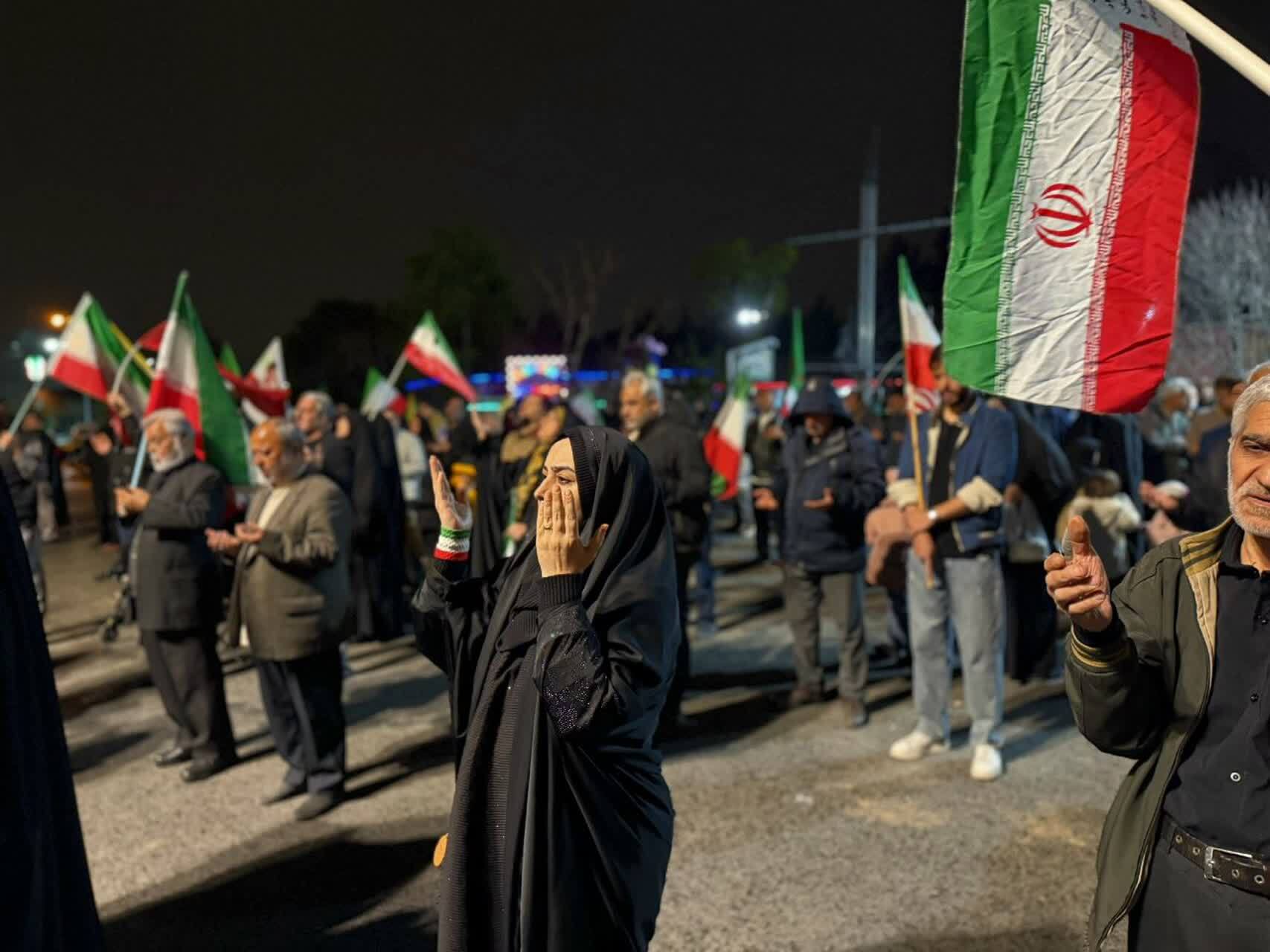 خروش با صلابت شهرک دولت آباد شهرری در حمایت از رهبری