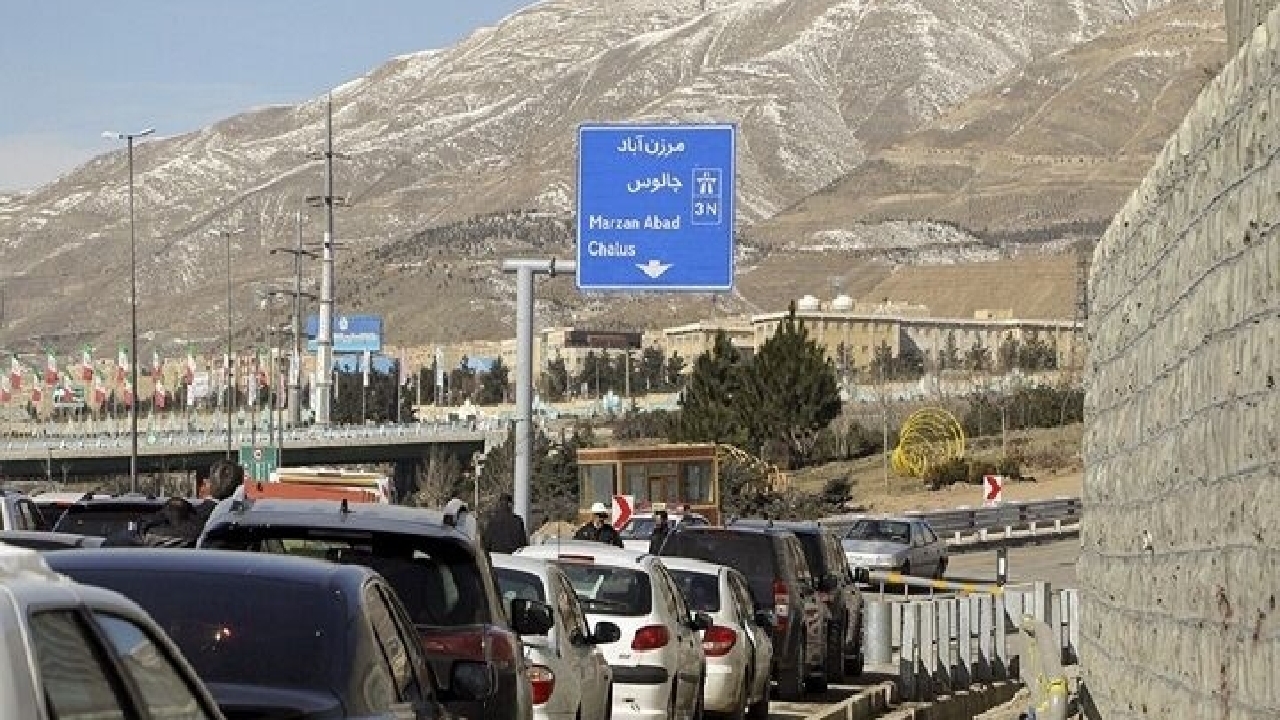 جاده چالوس و آزادراه تهران–شمال از ساعت ۱۳ یکطرفه می‌شود