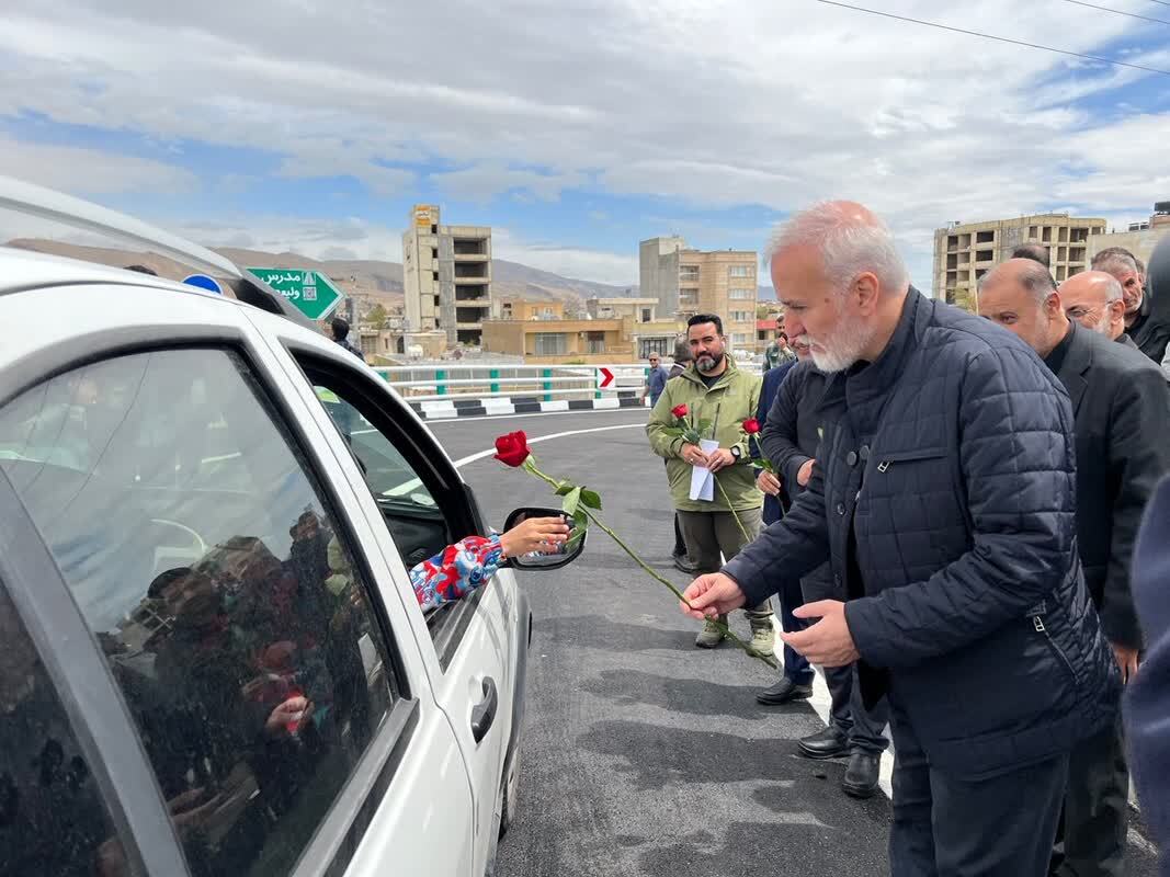راستگرد پل غدیر تکمیل و بازگشایی شد