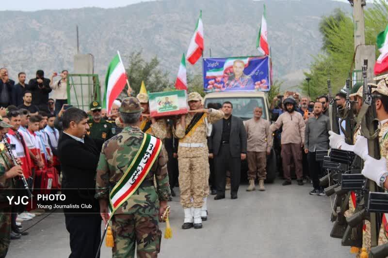 تشییع باشکوه شهید صنعت برق در کوه‌چنار + تصاویر