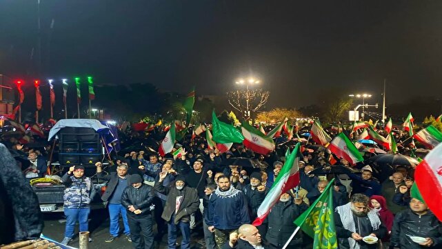 حماسه دیگر از مردم ولایتمدار شهرک دولت آباد شهرری در حمایت از رهبری
