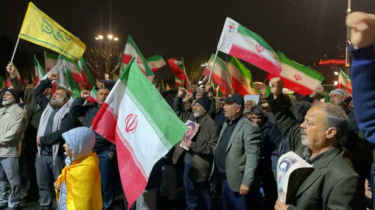 حماسه دیگر از مردم ولایتمدار شهرک دولت آباد شهرری در حمایت از رهبری