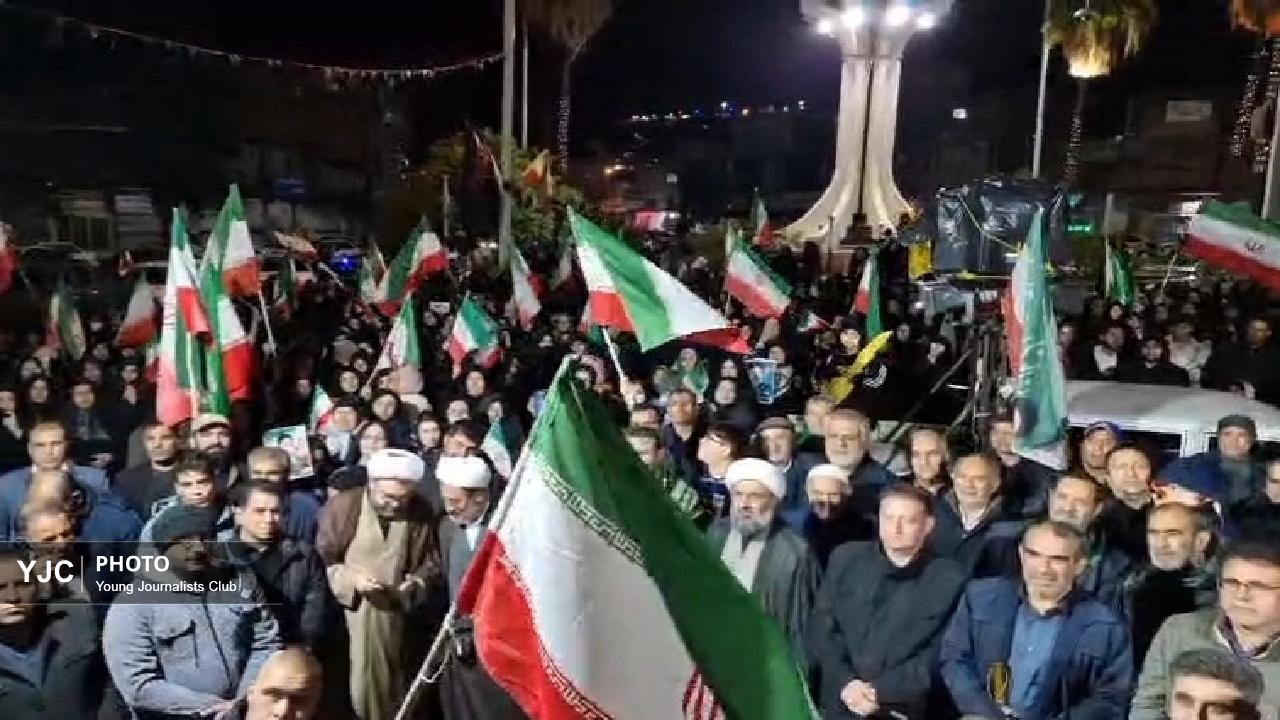 موج بیست و پنجم حماسه‌ خیابان با میدان‌داری فدائیان وطن در پلدختر + فیلم