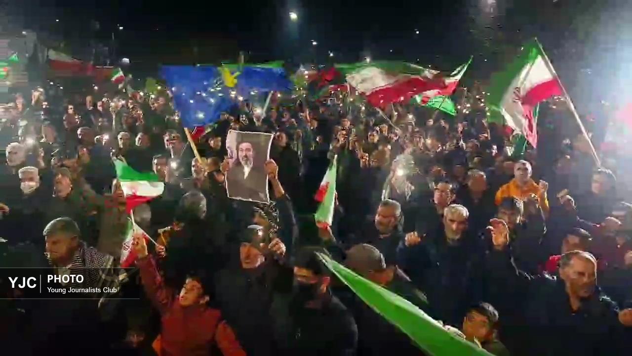 حضور با عظمت مردم در پارک چهارباغ خرم آباد + فیلم