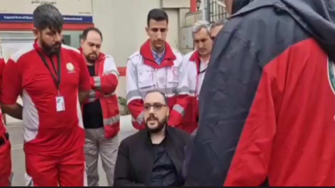 قهرمان قمی پارالمپیک در جمع امدادگران هلال‌احمر +فیلم