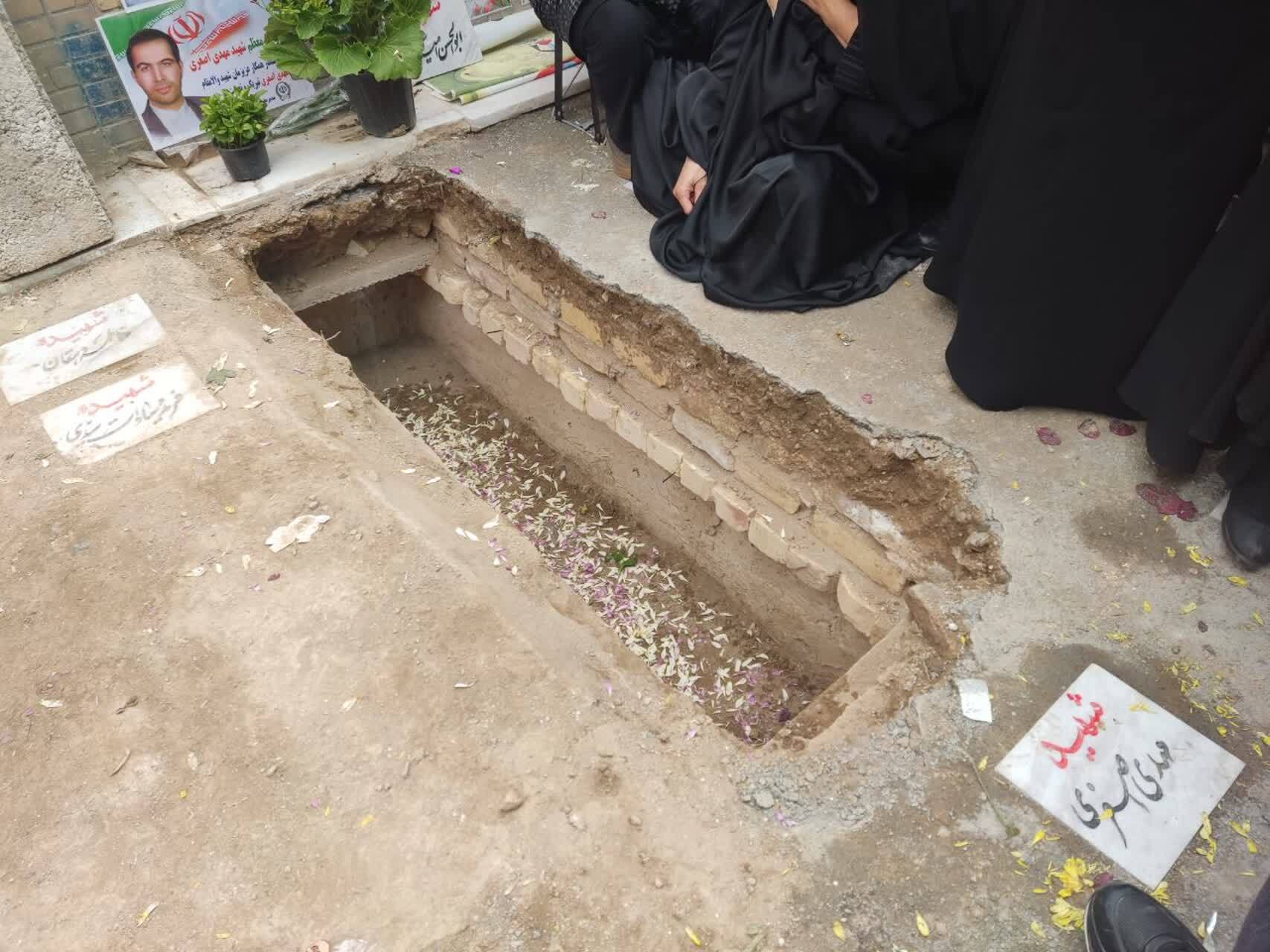 مراسم وداع باشکوه شهدای جنک رمضان در قم