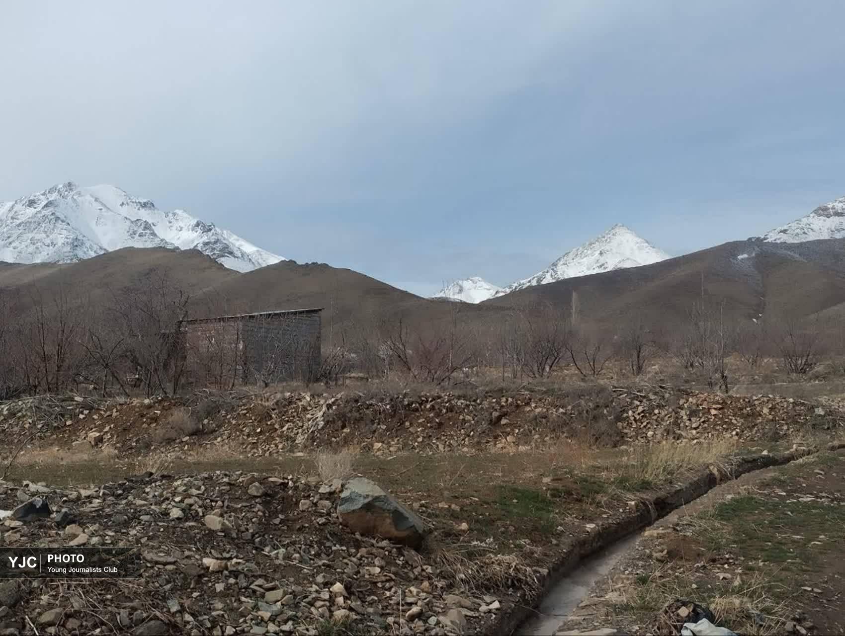 جلوه هایی از سپید پوش شدن ارتفاعات کهک