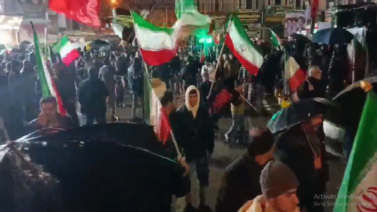 طنین فریاد استکبار ستیزی مردم مراغه زیر باران رحمت الهی