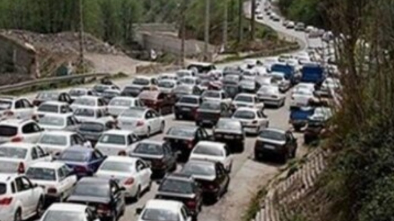 محدودیت‌های ترافیکی از ساعت ۱۴ به دلیل ترافیک سنگین در جاده چالوس