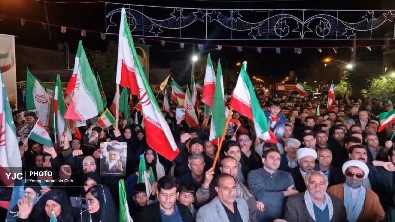 موج بیست و نهم حماسه خیابان؛ شعار مرگ بر آمریکای پلدختری‌ها طنین‌انداز شد + فیلم