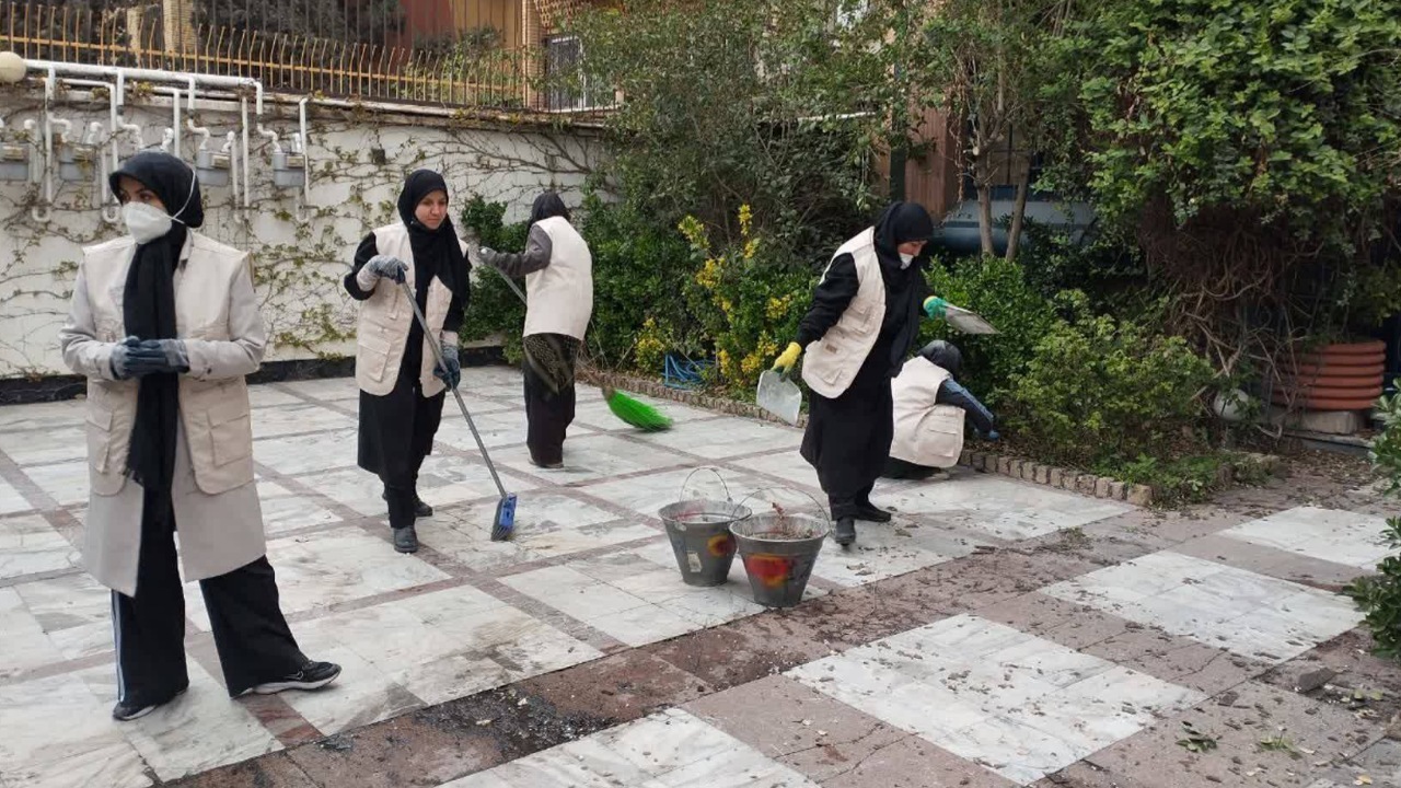 مشارکت خادمیاران جهادی در پاکسازی بیش از ۲ هزار واحد مسکونی آسیب‌دیده