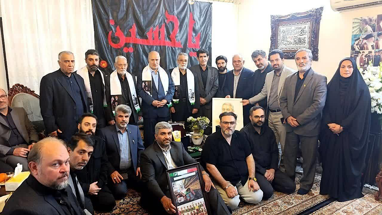 تجلیل رئیس فدراسیون فوتبال از خانواده شهید سپهبد موسوی