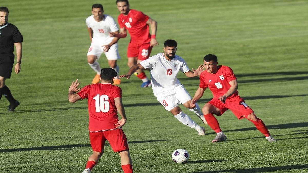 باشگاه خبرنگاران -برگزاری دیدار درون گروهی تیم ملی فوتبال