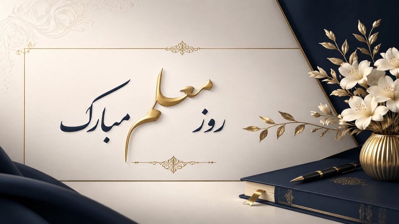 گرامیداشت روز معلم در مجموعه تاریخی بنی طبای آران و بیدگل + فیلم
