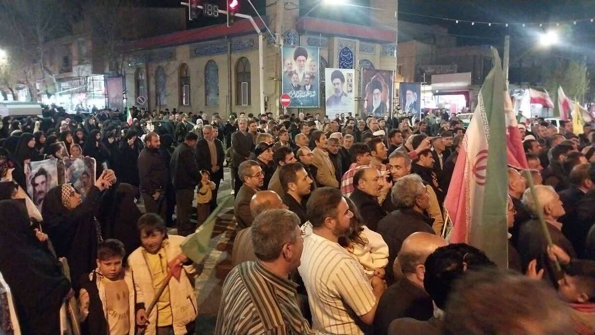 باشگاه خبرنگاران -گزارش تصویری از اجتماع مردمی اقتدار و مقاومت در هریس