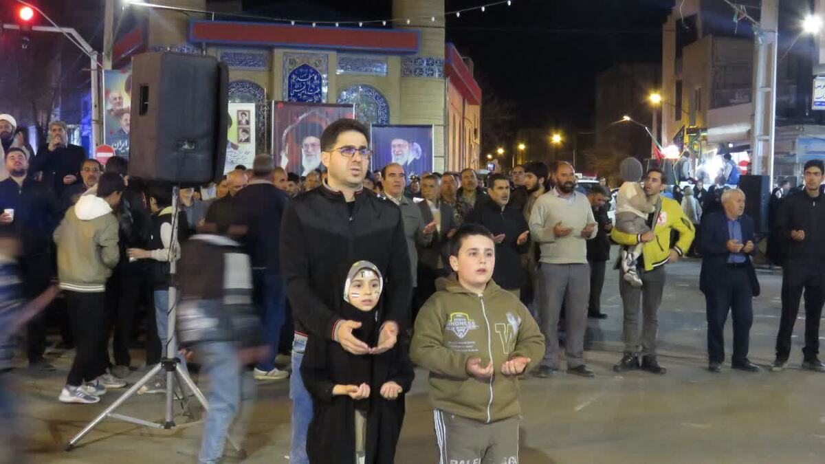 باشگاه خبرنگاران -تداوم حضور تجمع شبانه اقتدار و مقاومت در هریس + عکس و فیلم