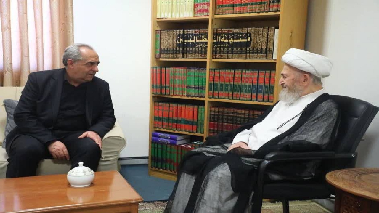 دیدار استاندار آذربایجان شرقی با آیت‌الله العظمی سبحانی