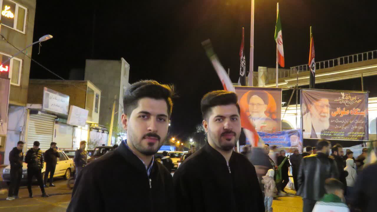 حماسه سازی هریسی&zwnj;ها در تجمع شبانه اقتدار و مقاومت