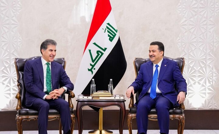 بارزانی و السودانی در بغداد: دولت جدید عراق هرچه سریعتر تشکیل شود