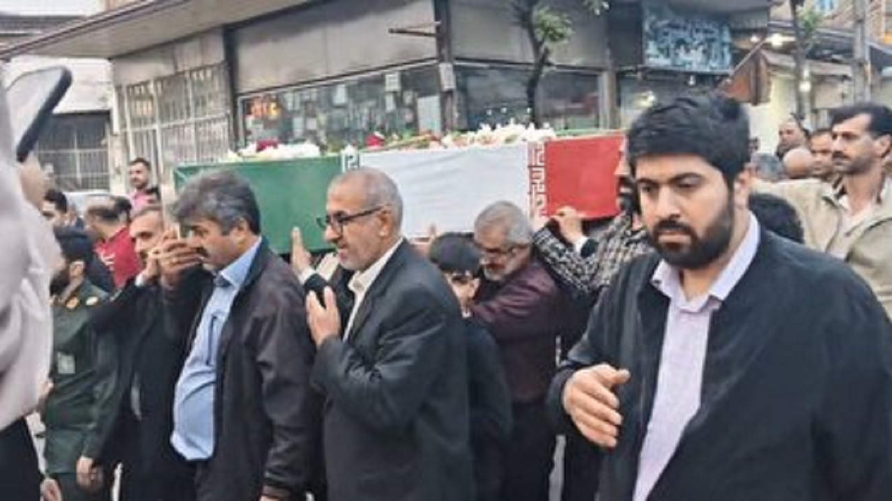 پیکر مطهر سه شهید گمنام وارد مازندران شد