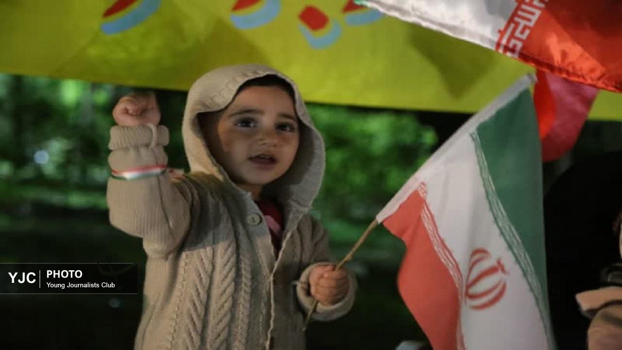 کودکان قم، پرچم&zwnj;داران کوچک شب&zwnj;های بصیرت+تصاویر