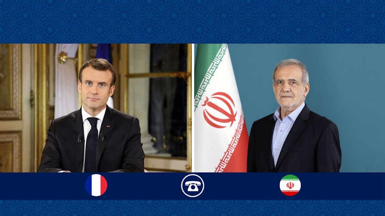 گفت‌وگوی تلفنی رؤسای جمهور ایران و فرانسه درباره تحولات منطقه