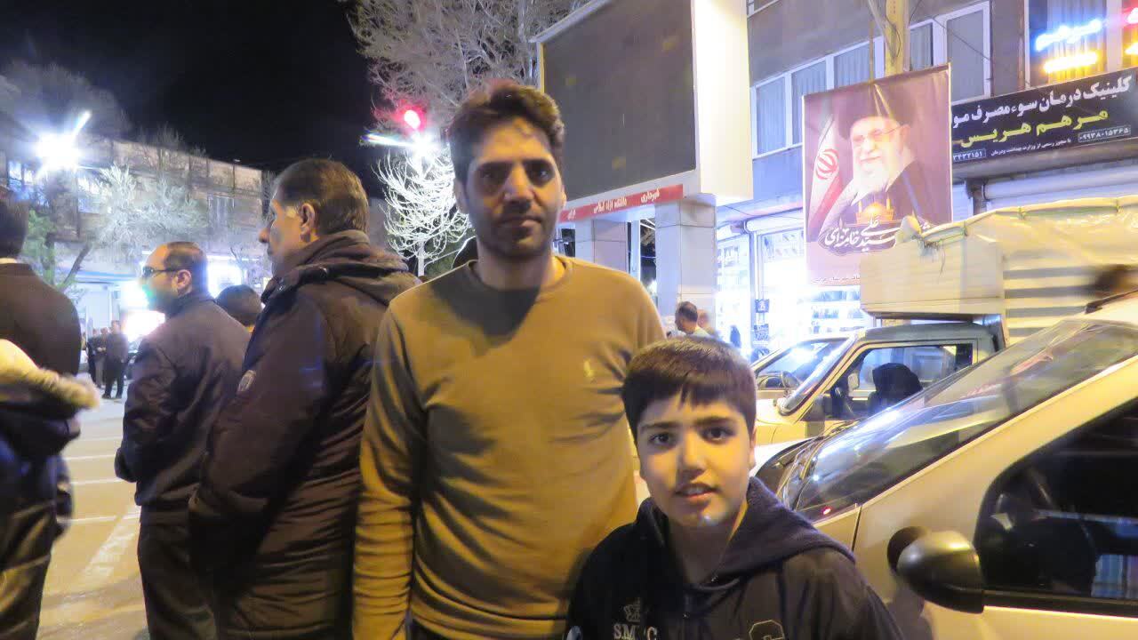 گزارش تصویری از اهتزار پرچم ایران در حماسه اقتدار مردم هریس