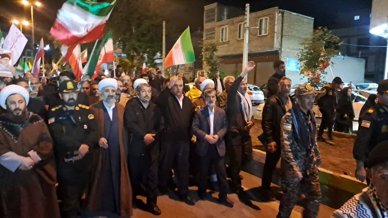 ۶۷ شب ایستادگی خوی&zwnj;ها به دنبال شهادت رهبر انقلاب