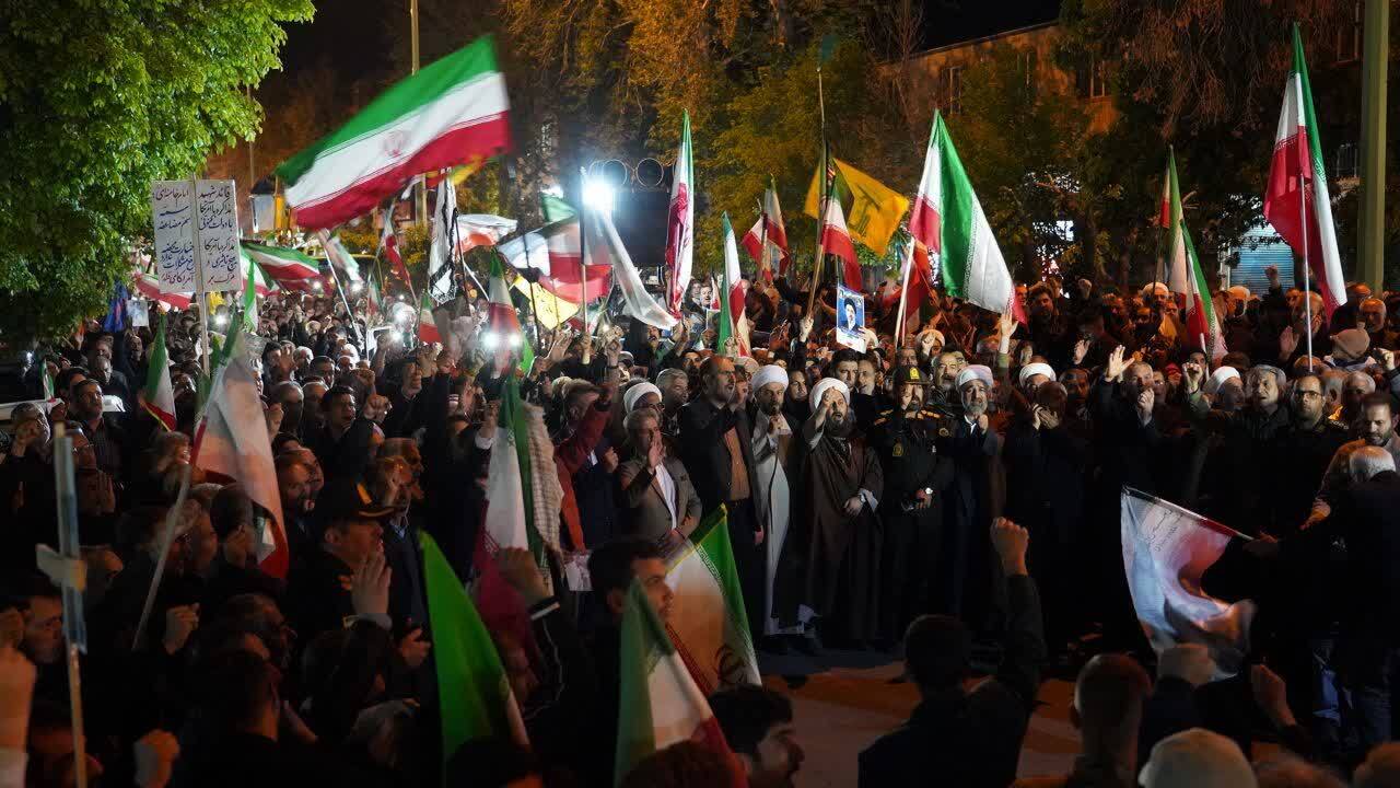 ۶۷ شب ایستادگی خوی&zwnj;ها به دنبال شهادت رهبر انقلاب