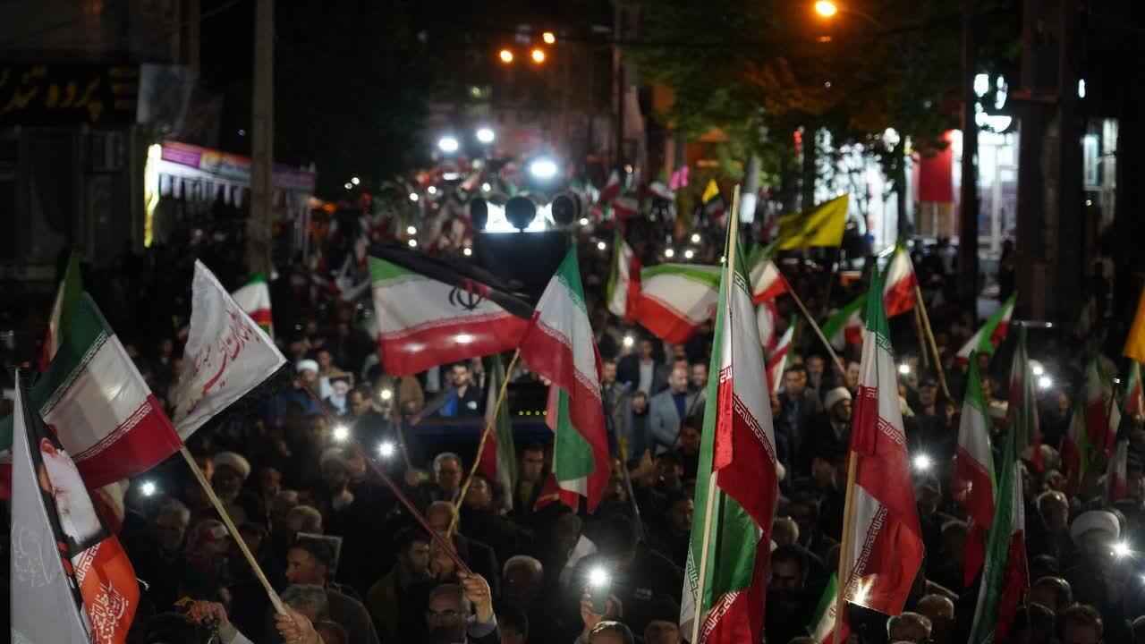 ۶۷ شب ایستادگی خوی&zwnj;ها به دنبال شهادت رهبر انقلاب
